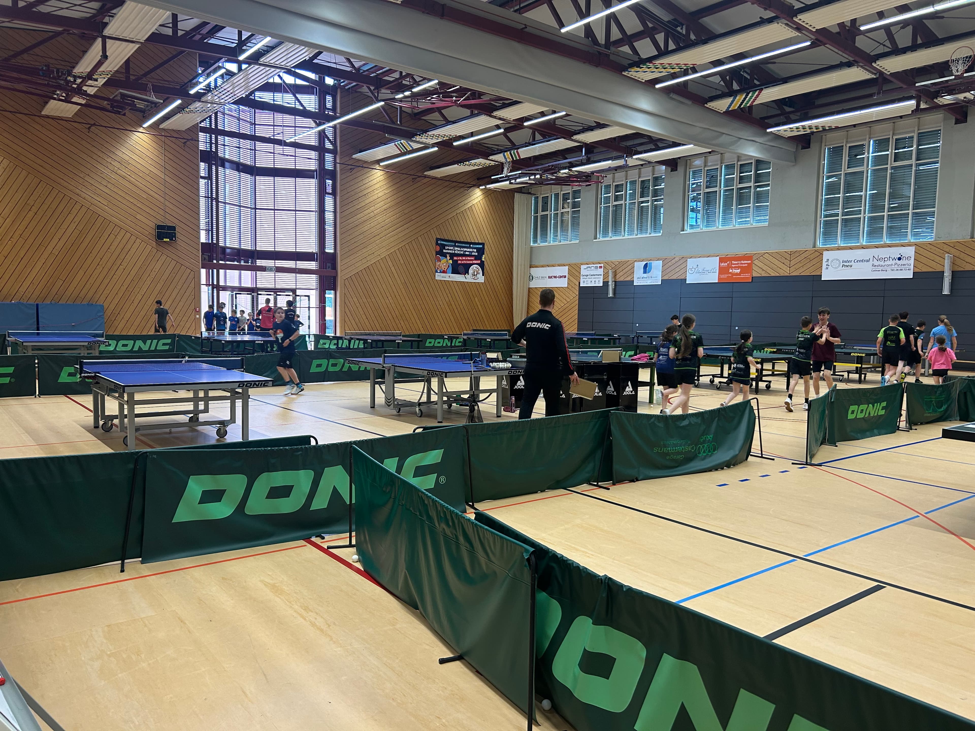 Sparring session between Fortress and German players