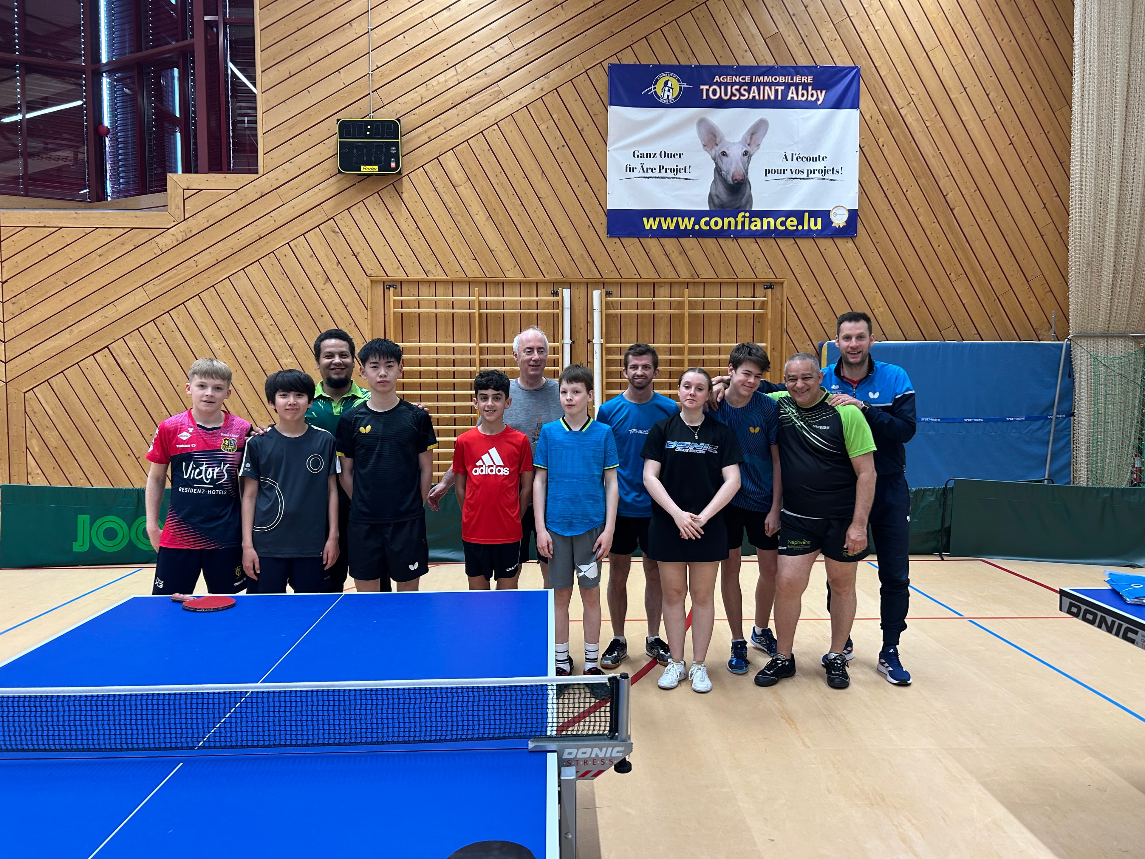 Coaching session at DT Recken hall in Mersch