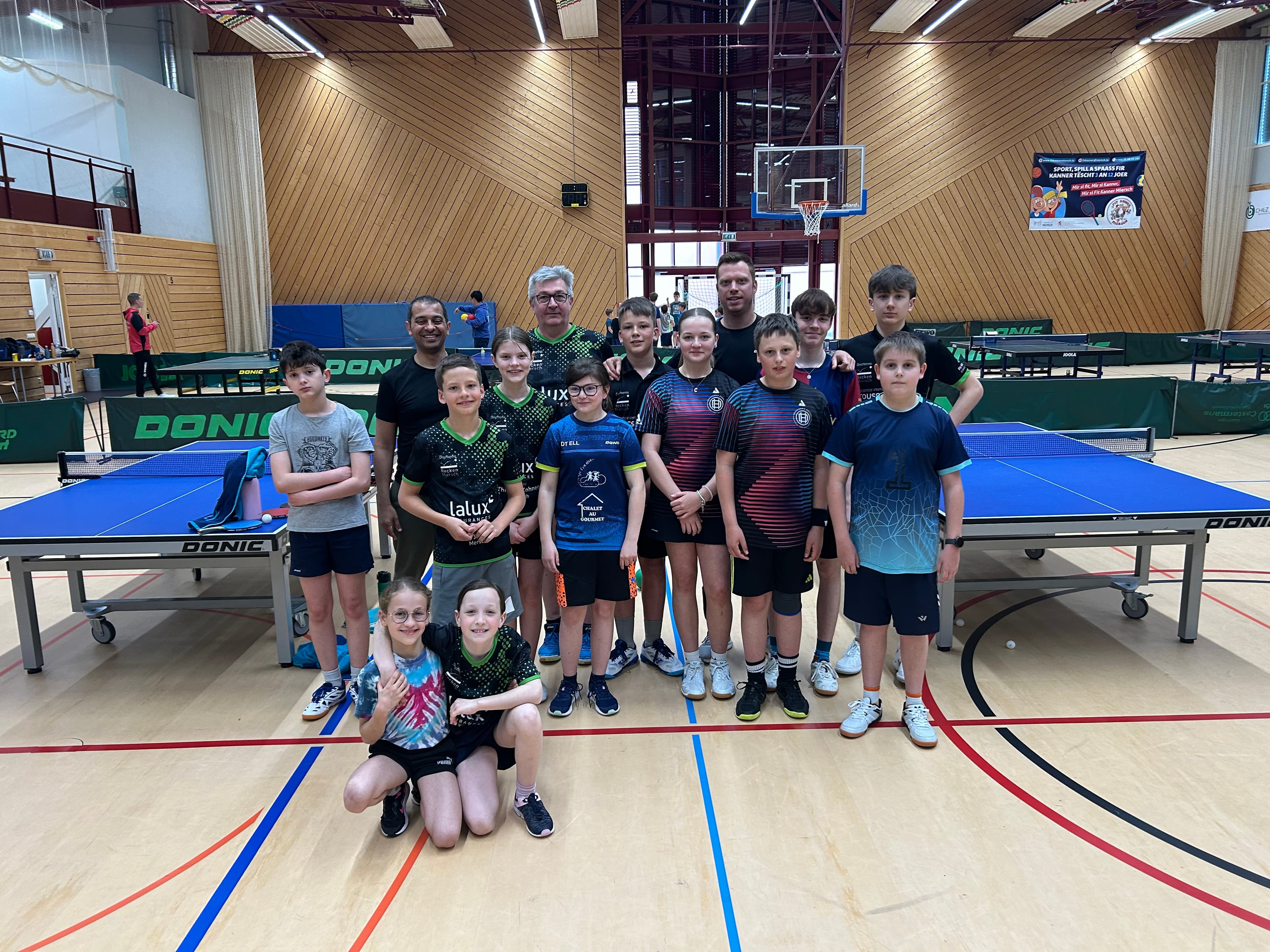 Match play during the international camp