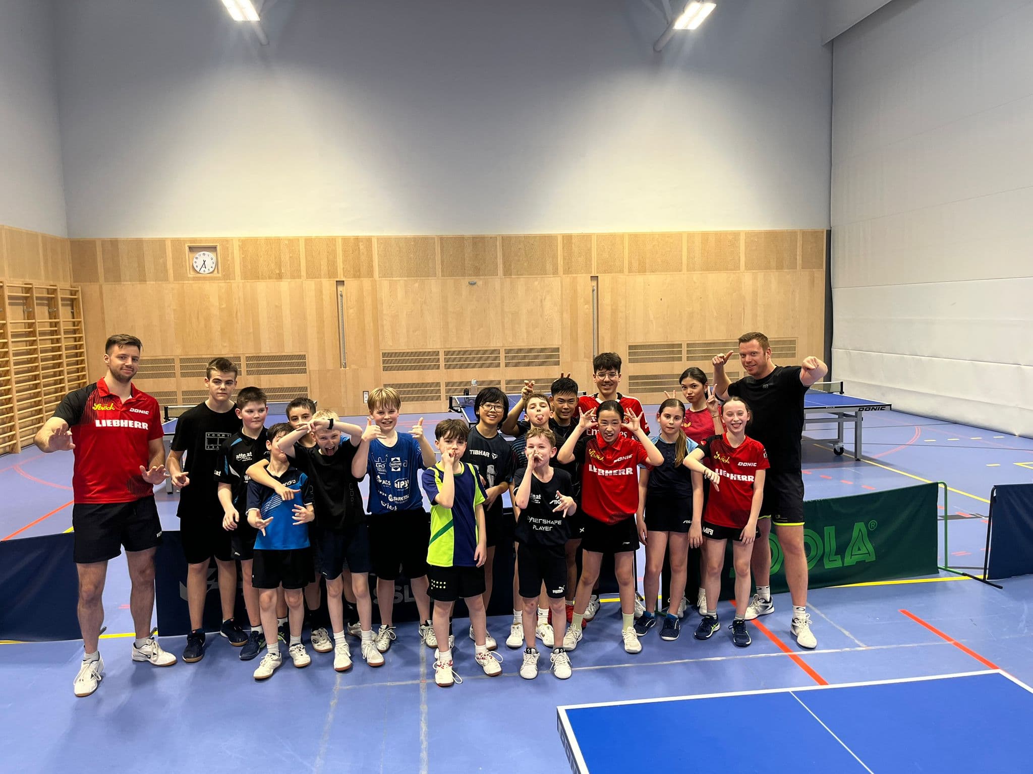 Gilles Ries at the LINZ AG Youth Championships