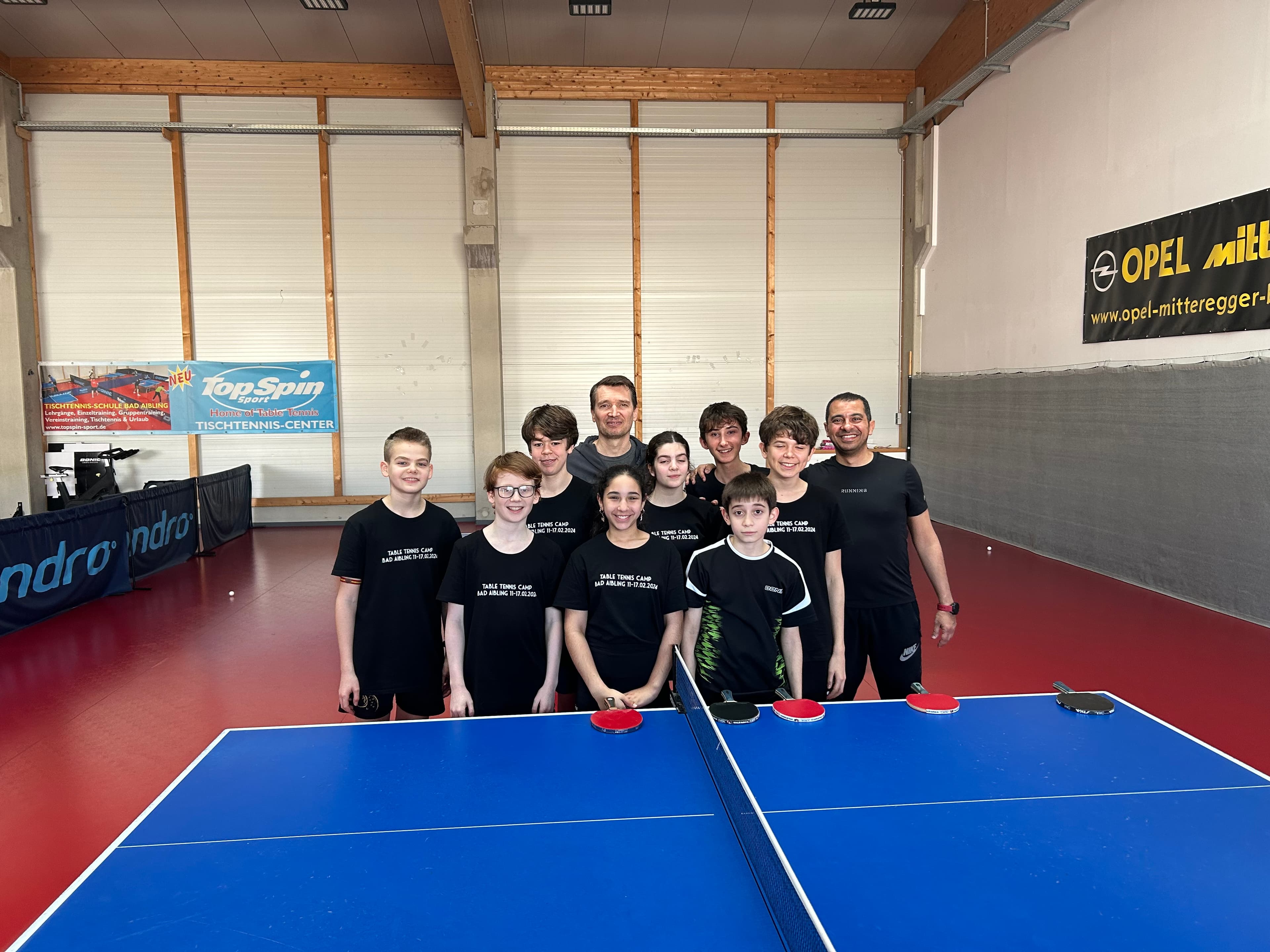 Match play during the camp